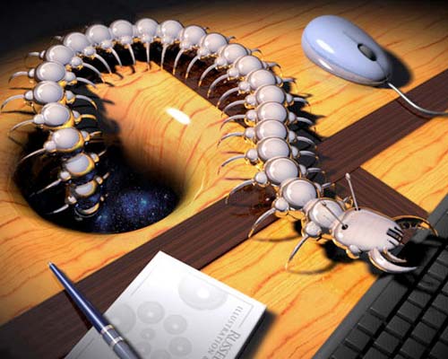 3D Illustration of a super bug
